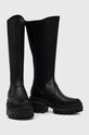 Timberland kozaki skórzane Everleigh Boot Tall TB0A5YMR0151 czarny AW23