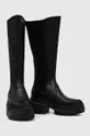 Usnjeni elegantni škornji Timberland Everleigh Boot Tall črna