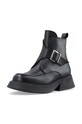 Bianco botki skórzane BIAHAILEY 11300623 czarny AW23