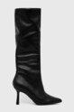 Steve Madden kozaki Jazz Up nieocieplane czarny SM11002182.001