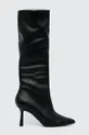 črna Elegantni škornji Steve Madden Jazz Up Ženski