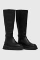 Steve Madden ghete de piele Gylana SM11002676.017 negru AW23