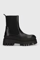 Steve Madden ghete chelsea de piele Cassandra pana la 5 cm negru SM11002679.017