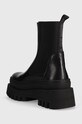 Cipők Steve Madden bőr bokacsizma Cassandra SM11002679.017 fekete