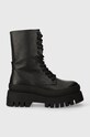 Кожаные полусапоги Steve Madden Coast без утепления чёрный SM11002681.017