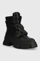 Členkové topánky Steve Madden Trendset čierna