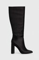 Steve Madden cizme Ambrose peste 8 cm negru SM11002642.486