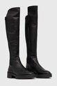 Steve Madden kozaki skórzane Maxton SM19000051.001 czarny AW23