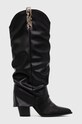 Steve Madden kozaki Lassy słupek czarny SM11002714.29Y
