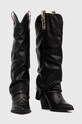Obuwie Steve Madden kozaki Lassy SM11002714.29Y czarny