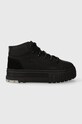 G-Star pantofi LHANA MID TMB NUB piele întoarsă negru 2341055706.BLK