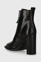 Obuwie G-Star botki skórzane MYSID MID LEA ZIP 2241046703.BLK czarny