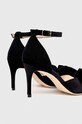 Obuwie Custommade sandały Marita Velvet 998620031.999 czarny