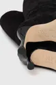 črna Elegantni škornji iz semiša Custommade Alaja