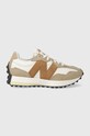 New Balance sneakers 327 pelle scamosciata beige WS327PT