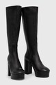 Alohas ghete de piele Joanna S00766.25 negru AW23