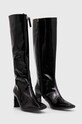 Alohas ghete de piele Isobel S100059.01 negru AW23