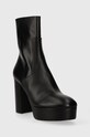 Alohas cizme de piele Thunder S00193.25 negru AW23