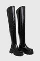 Buffalo kozaki Lion Overknee 1220020.BLK czarny AW23