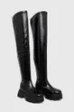 Elegantni škornji Buffalo Lion Overknee črna