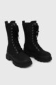 Μποτάκια εργασίας Buffalo Aspha Clf Lace Warm 1622193.BLK μαύρο AW23