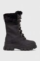 Buffalo cizme de iarna Aspha Duck Boot Warm izolat negru 1622184.BLK