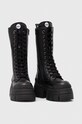 Čizme Buffalo Gospher Lace Up Hi 1622352.BLK crna AW23