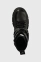 Buffalo bakancs Gospher Lace Up Mid fekete 1622351.BLK