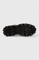 Farmářky Buffalo Lion Lace Up T-Chain 1622367.BLK černá