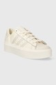 Δερμάτινα αθλητικά παπούτσια adidas Originals Superstar Bonega IF7578 μπεζ AW23