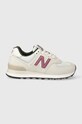 Tenisky New Balance 574 semišová kůže béžová WL574TW2