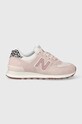 New Balance sneakersy 574 tekstylny różowy WL574XQ2