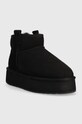 Emu Australia śniegowce zamszowe Foy Flatform Micro W13073.BLAK czarny AW23