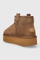 Obuwie Emu Australia śniegowce zamszowe Foy Flatform Micro W13073.CHES brązowy