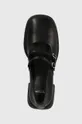 fekete Vagabond Shoemakers bőr flip-flop ANSIE