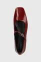 piros Vagabond Shoemakers bőr balerina cipő DELIA