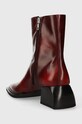 Încălțăminte Vagabond Shoemakers cizme de piele VIVIAN 5453.018.47 rosu