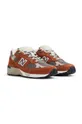 Superge New Balance W991PTY Made in UK rjava