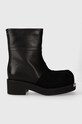 MM6 Maison Margiela leather ankle boots Ankle Boot grain leather black S66WU0114