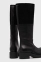 Obuwie MM6 Maison Margiela kozaki skórzane Boot S66WW0075 czarny