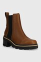 Sorel sztyblety skórzane JOAN NOW CHELSEA 2048451242 brązowy AW23