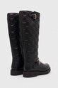 Obuwie Twinset kozaki skórzane 232TCT058.00006 czarny