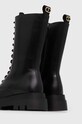 Scarpe Twinset stivali da motociclista in pelle 232TCT110.00006 nero