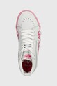 Кожени кецове Vans SK8-HI Flame бял VN0005UJYU21