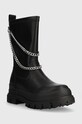 Buffalo botine Aspha Sock Chain 1622313.BLK negru AW23
