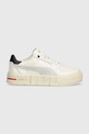 Puma sneakers in pelle Cali Court Jeux Sets finta pelle fiore bianco 393096