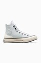 Converse trampki skórzane Chuck 70 płaska niebieski A05369C
