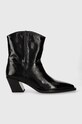 Vagabond Shoemakers cizme de piele ALINA 5-8 cm negru 5421.160.20
