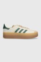 adidas Originals sneakers din piele întoarsă Gazelle Bold platformă bej ID7056