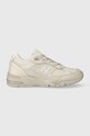 New Balance sneakers Made in UK pelle fiore beige W991OW